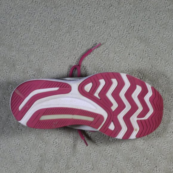 Saucony Women's Size 7.5 Light Grey, Black and Pink Running Shoes S10654-55 - Picture 6 of 6